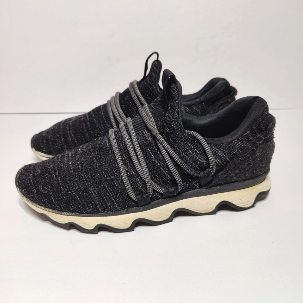 Sorel Kinetic Lace Black Mesh Sneaker Women's Athletic Shoe Size 8.5